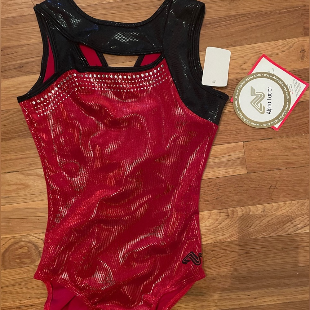Alpha Factor Leotard (gymnastics, dance) NWT - Adult Large